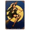 In A World Full of Princesses Be A Witch Happy Halloween Metal Tin signs Indoor & Outdoor Home Bar Coffee Wall Decor Posters