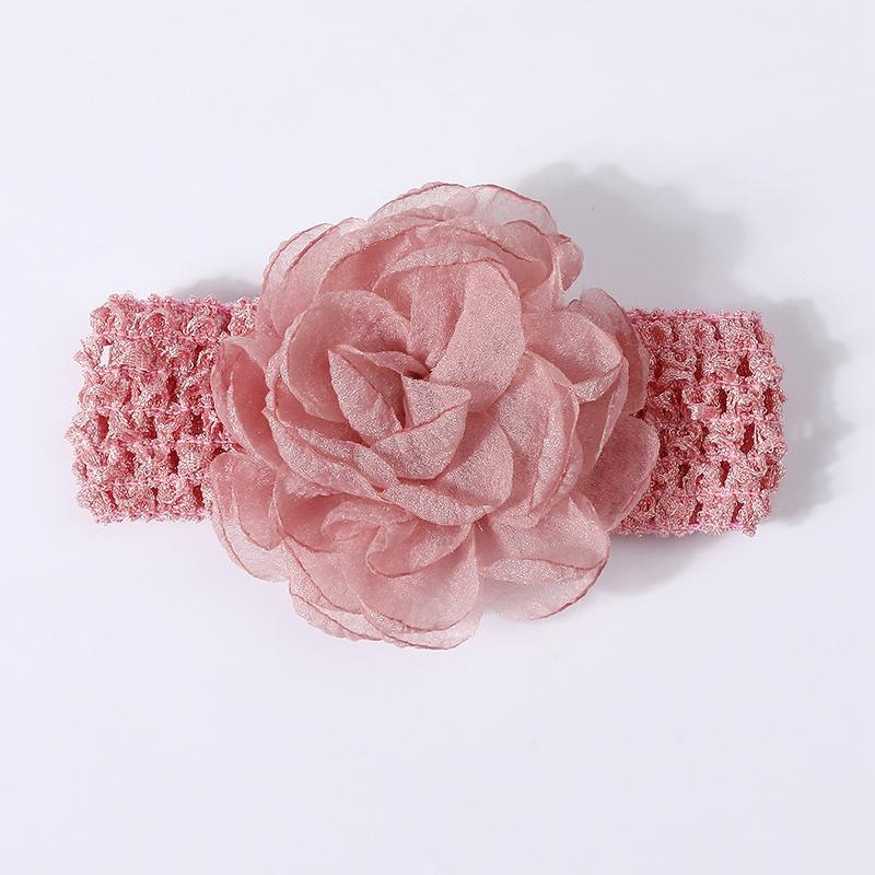 

Повязка на голову с цветком для малышек