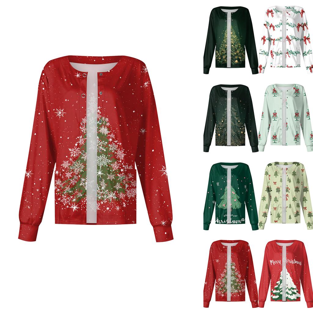 Women Long Sleeve Pocket Working Stand-up Collar Solid Color Single-breasted Protective Overalls Cardigan Jacket Top