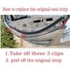 Car Back-Engine Hood Sealing Strip Rubber Weatherstrip for Toyota Corolla 2007 2008 2009 2010 2011 2012 2013