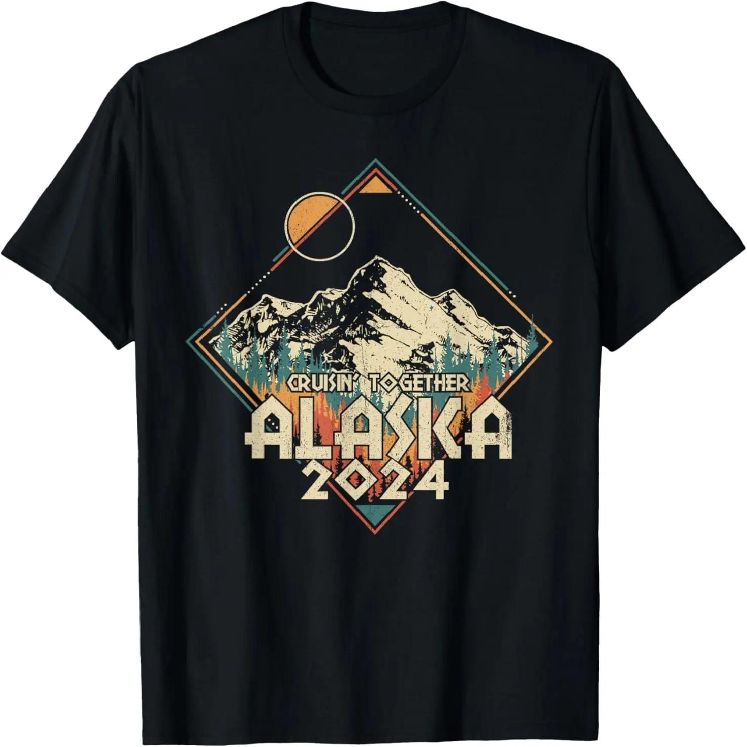 

Cruisin Together Alaska 2024 Alaskan Cruise Trip Matching T-Shirt XXXXXL чорний