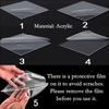 Skateboard Wall Mount Longboard Invisible Clear Hanger Display Rack Shelf for Fits Skateboard Longboard Skis Snowboard