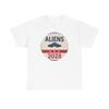 Aliens 2028 Unisex Heavy Cotton Tee, Funny Graphic Tee, UFO T-Shirt, Meme Shirt Unisex T-Shirt