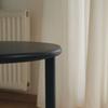 Stolik Czarny Okrągły Mdf Sosna 45X45X42 Do Salonu Sypialni Nowoczesny Design Vs38Bk Begryf