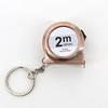 Portable Mini Tape Measure Small Household Measuring Tape Retractable 2m Mild Steel Key Chain Tape Measure Mini Measuring Tools