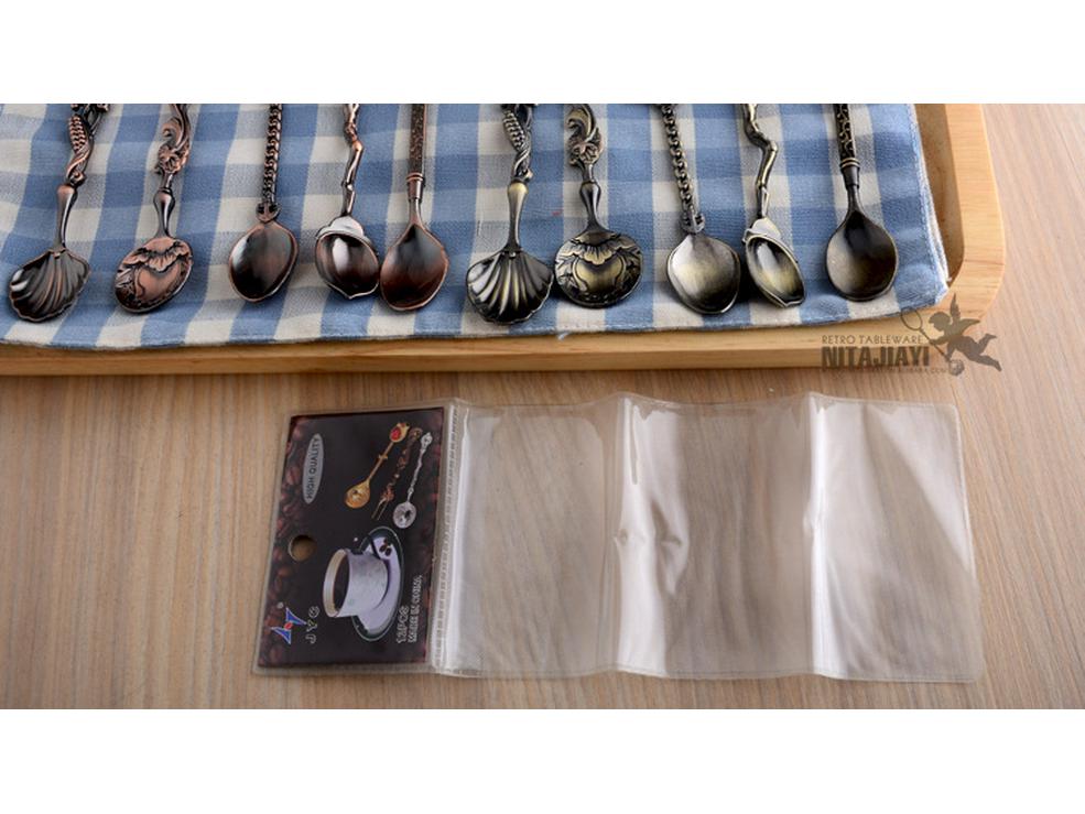 Western Cutlery 5-Piece Colored Coffee & Dessert Spoon Set