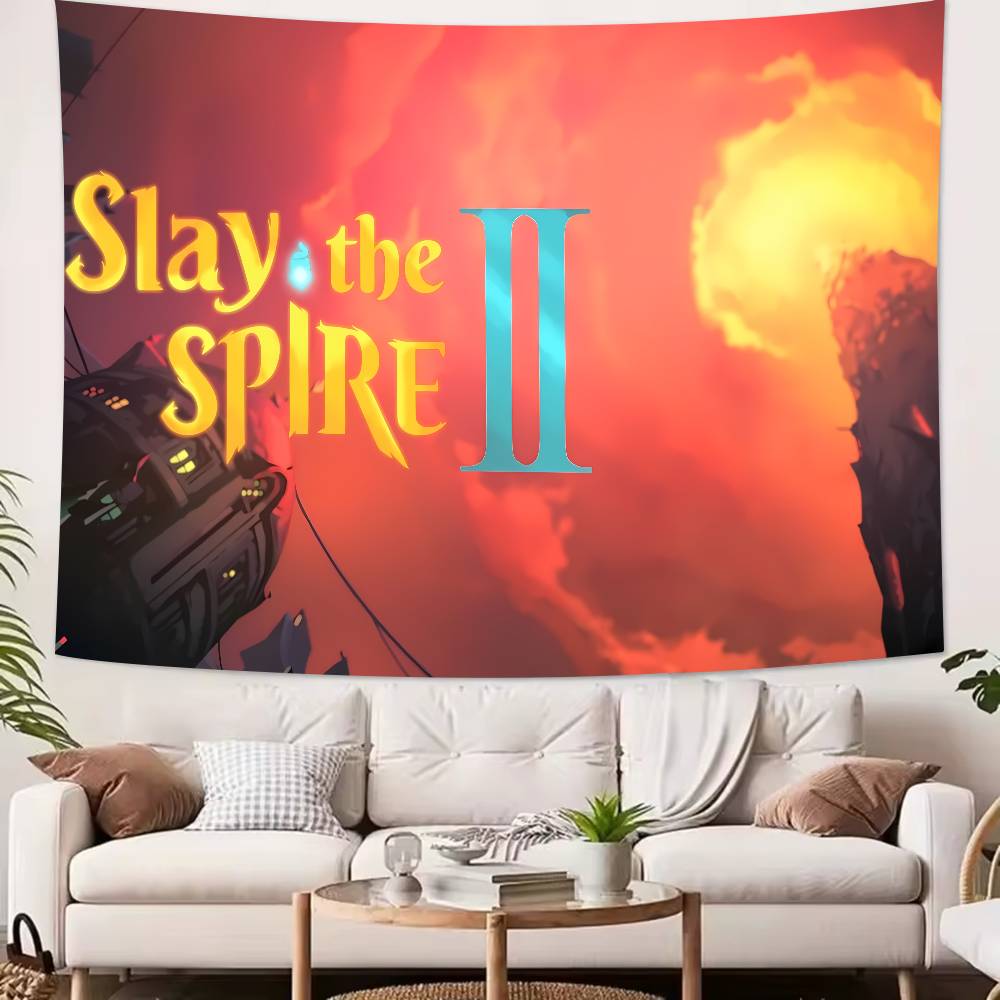 Popular New Video Gaming Cool Slay the Spire 2 Tapestry Decoration Bedroom Dormitory Background Cloth Holiday Home Club Tapestry