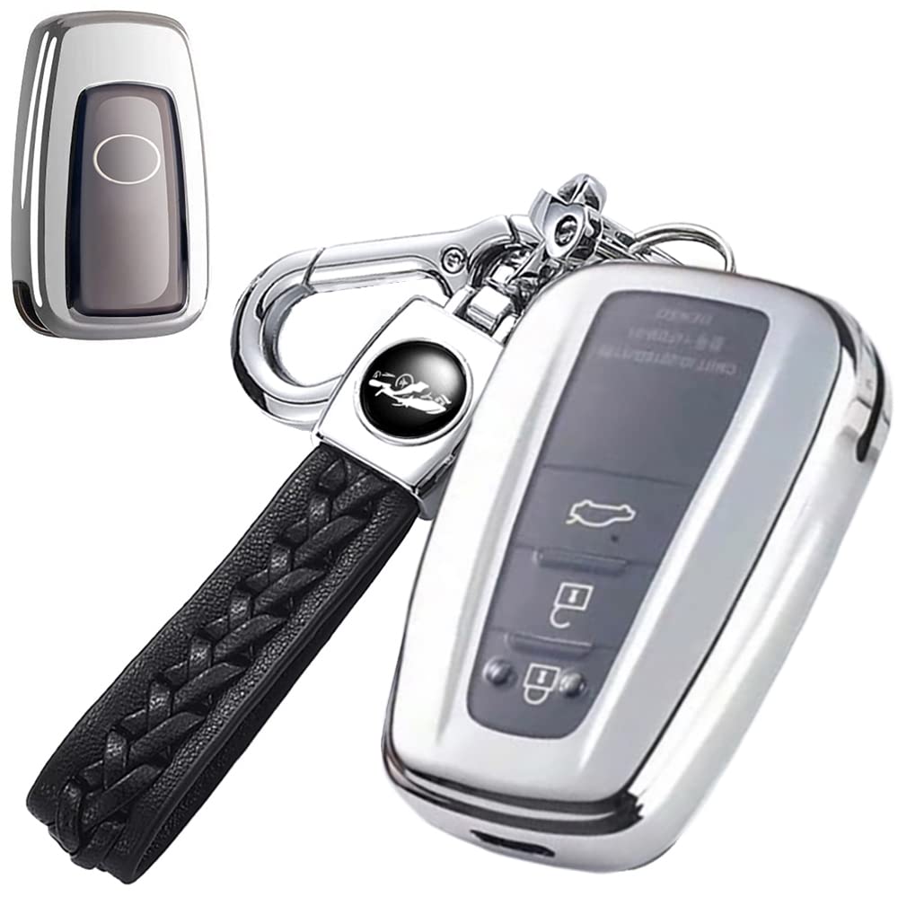 

Для Crown 220 Prius 50 Новая Corolla RAV4 50 Camry 70 Land Cruiser Prado Поздняя Роскошный Ключ Ключ Ключ Прозрачная Задняя часть Toyota, Серия, C-HR, Серия, Серия,