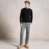 Luozi Men's Warm Round Neck Wool Sweater