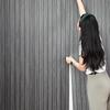 3D Lattice Wood Veneer Self-Adhesive Wall Panel Decor Sticker