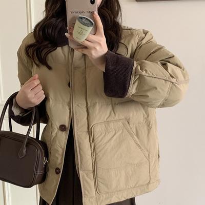 New Women's Winter Short Korean Style Loose Cotton Coat Thickened Small Fragrant Style Cotton Coat Cotton Jacket