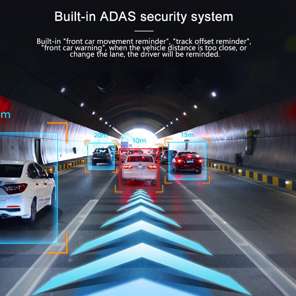 HD רכב DVR USB ADAS יחידת ראש מצלמת דש אוטומטית אזעקה קולית שמע LDWS G-Shock עבור אנדרואיד רדיו GPS ניווט