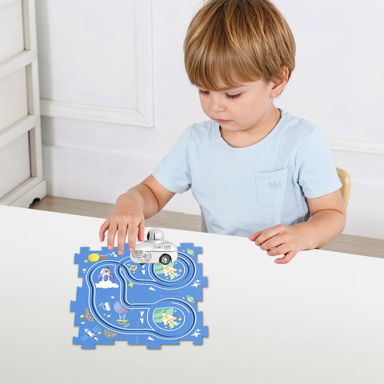 

Космическая головоломка железнодорожная машина электрическая головоломка DIY мальчик автомобиль рождественская железнодорожная игрушка поезд One Size