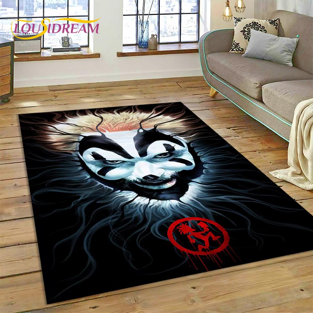 Insane Clown Posse Icp Juggalo Rap Metal Koberec Kobereček pro Ložnici Obývací Pokoj Domácí Dekorace Pohovky,Děti Velký Dekor Podlahová Rohož