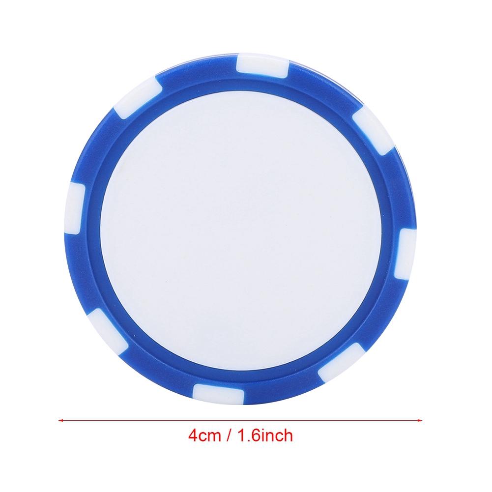 Lightweight Golf Marker Level Ball Marker Durable ABS Golf Poker Chip Golfer Gift Blue