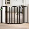 Vidaxl Foldable Dog Gate, 3 Panels, Black, 150 Cm