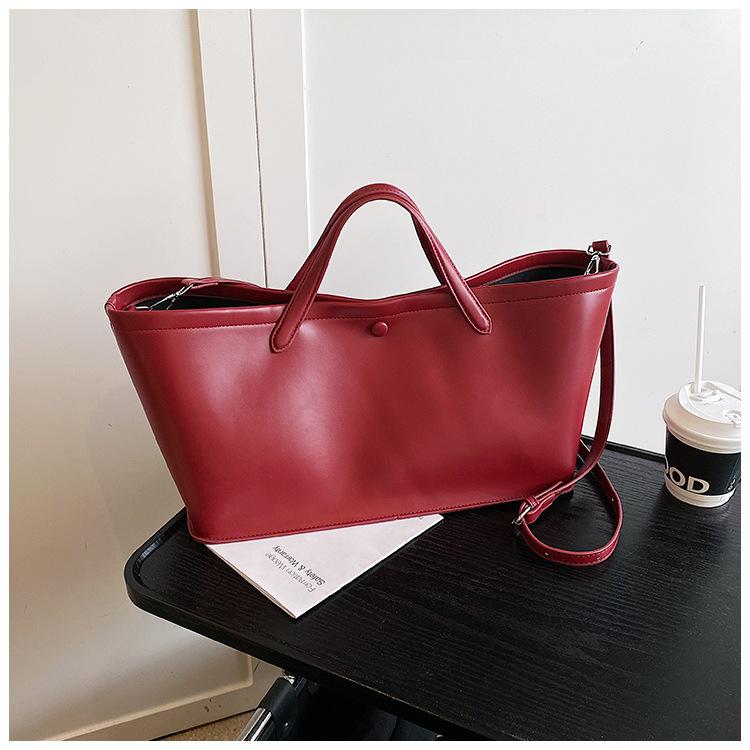 Premium bag women's 2025 new fashion messenger bag summer hand-held mother bucket bag