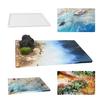 Silicone Clay Molds Resin Paintings Moulds Large Tray Molds Silicone Material