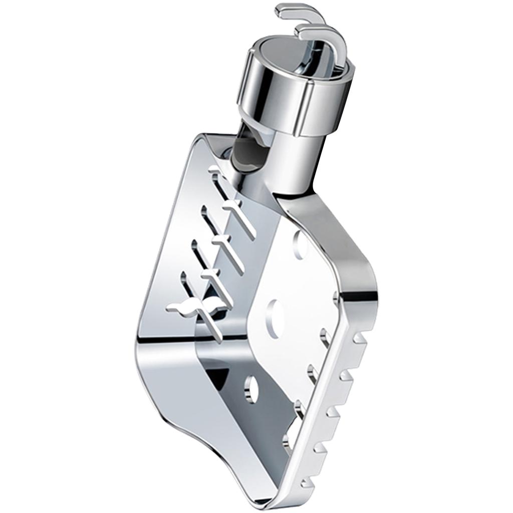 Space Saving Soap Tray Clip ABS Bathroom & Kitchen Soap Dish ABS Soap Dish Clip On Adjustable Soap Tray Simple Install