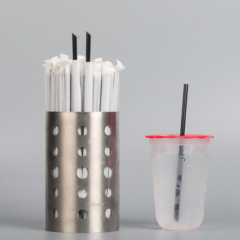ZISIZ Extra Long Disposable Thin Milk Tea Straws