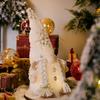 2025 Christmas Decorations Glowing Knitted Gnome Doll with Led Night Light Home Xmas Tree Decor Navidad New Year 2026 Gift
