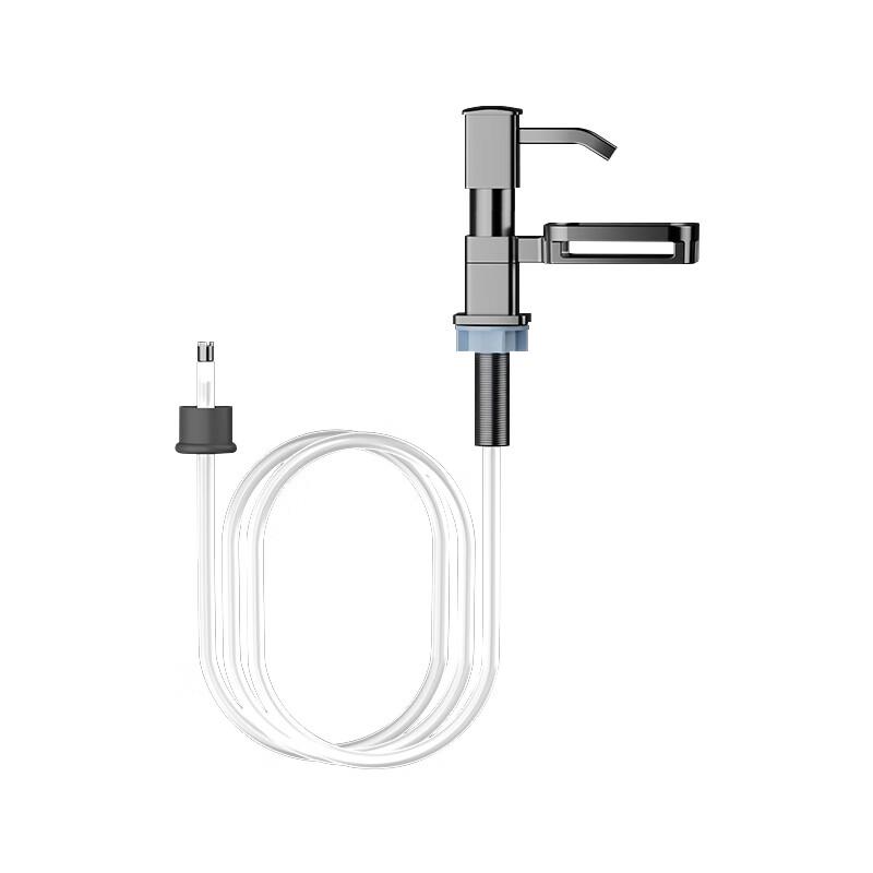 HSPA Kitchen Sink Soap Dispenser with Pump and Storage Rack