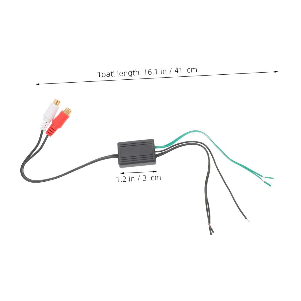 Speaker Wire Adapter, Mipcase Speaker Replacement Stereo Audio Cable Car Speaker Car Stereo Audio Cable Speaker Cable Plastic Black