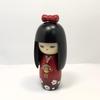 Usaburo Wooden Kokeshi Doll Mai Kimono Girl 14.5cm Made in Japan