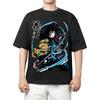 Demon Slayer Giyuu Tomioka Water Breathing Anime Print T Shirt Men 2026 Summer Casual Streetwear Oversized Cotton Tees Japanese