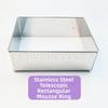 Rectangular Stainless Steel Baking Mould DIY Mousse Cake Ring Dessert Baking Mould  Home Bakery