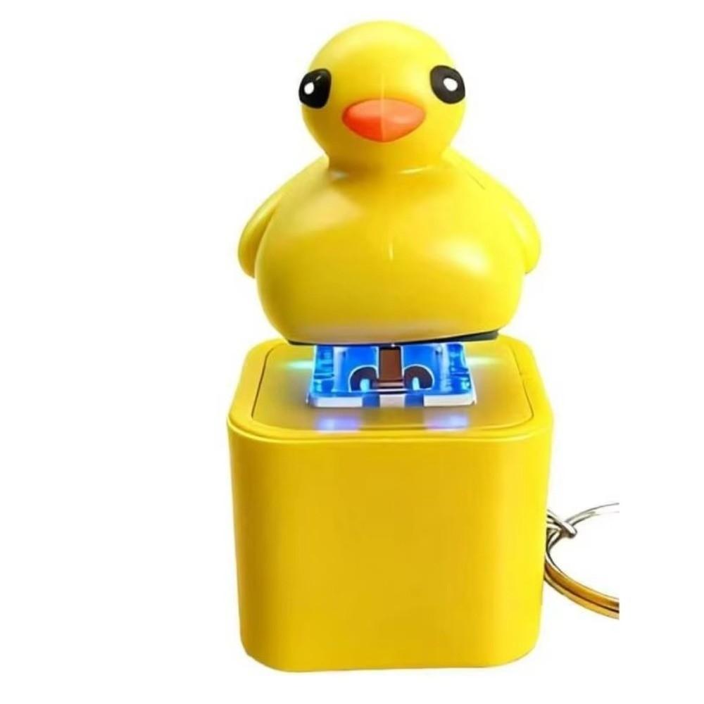 Squeeze Clicking Pressure Relief Toy Croaking Frog Button Press Click Keyring Kids Gift