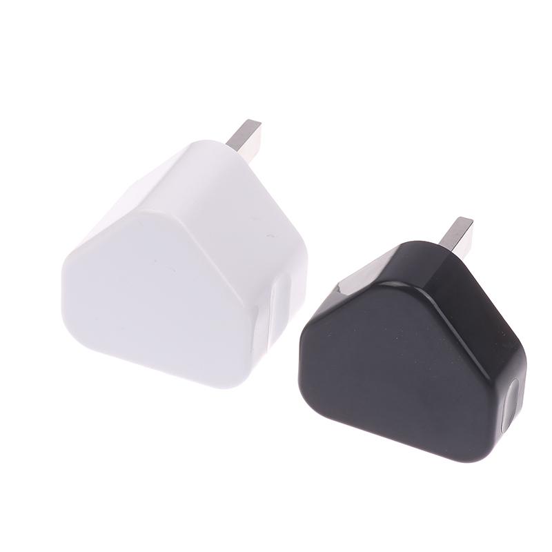 1Pc 3 Pin 1/3Ports Uk Plug 1/3 Amp 5V Usb Adapter Wall Charger Home Charging For Phones Universal Phone Adapter Socket