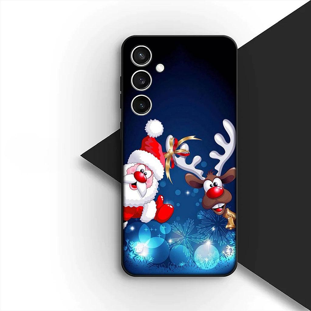 Phone Cover for Xiaomi Redmi Note 14 13 Pro Plus ProPlus 14C 13c Pro+ 5G Soft Case Merry Christmas Tree Deer Santa Claus