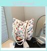 2024 Corduroy Large Capacity Shoulder Bag For Women Cute Canvas Tote Bag For School**