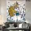 diddl Wall Tapestry Aesthetic Wall Hanging Printed Fabric Blanket Decorative Tapestries for Bedroom Living Room Home Decor