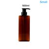 400/500ml Quadratische Badezimmer Seifenspender Nachfüllbarer Shampoo Duschgel Halter Tragbarer Reise Spender Leere Badezimmer Pumpe Flasche