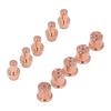 10 Pcs Set Plasma Cutter Electrode Nozzle Kit Tips and Electrodes Replacement for Trafimet CB50