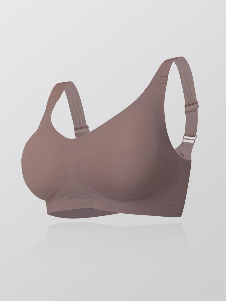 Seamless Wireless Women's Underwear with Removable Pads, European and American Sizes