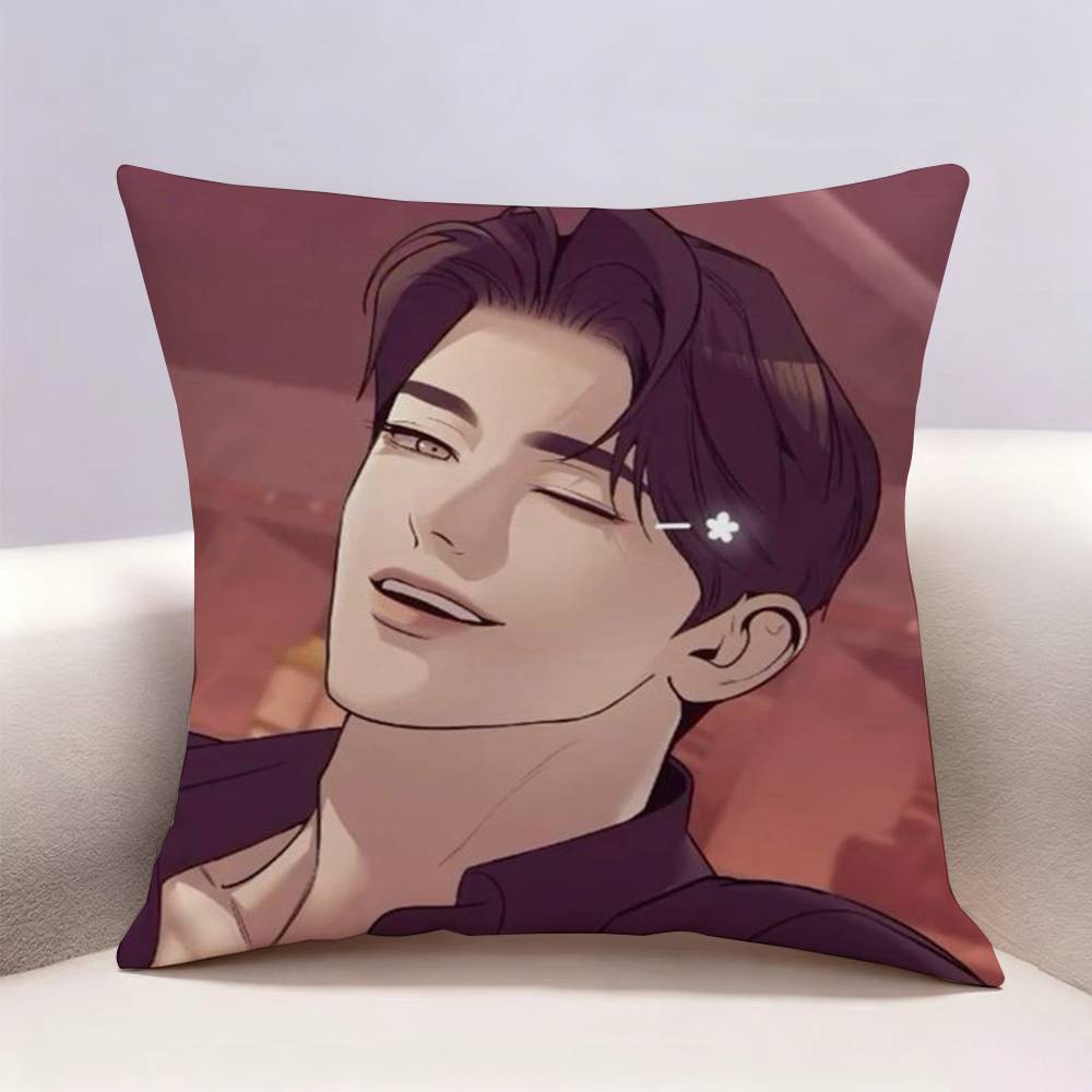 BL Drama Manhwa PPearl BBoy Doublesided print Pillow Case Cushion Cover Throw Pillow Case For Car Sofa