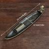 Creative Incense Holder Aromatherapy Ornament Incense Holder Boat Old Men Fishing Japanese Style Incense Stick Burner Home Decor