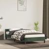 VidaXL Bed Frames with Headboard Slat Base Upholstered Bed Slat Frame Single Bed Adult Bedroom Interior Green 347552