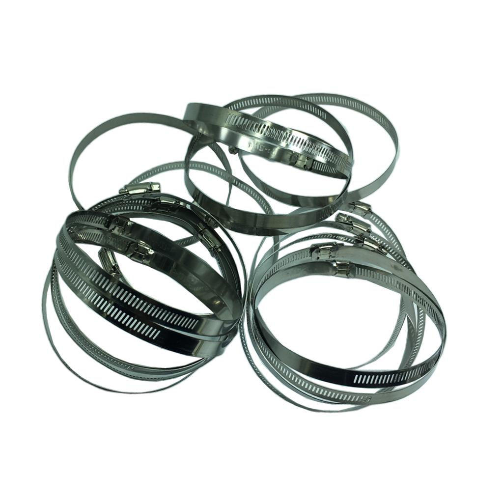 50 Pieces Stainless Steel Hose Clamp Jubilee Clamps Tool Kit uygun