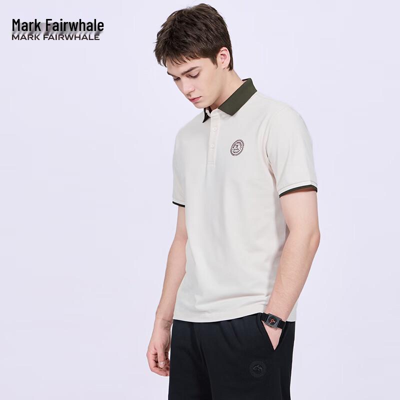 Mark Fairwhale Men s Printed Lapel Polo T-shirt S