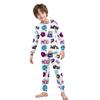 Prints Family Matching Long Sleeve Tops+Pants Set Family Matching Sets