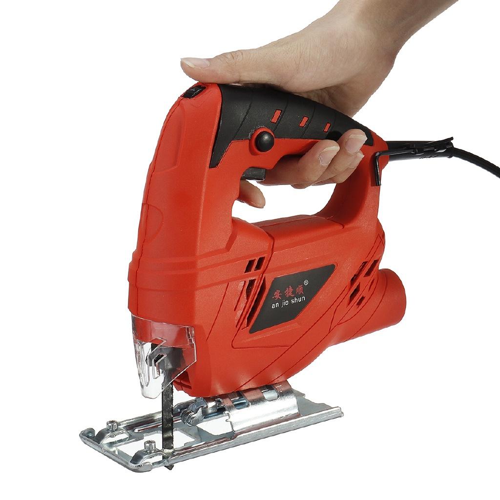 3000rpm 710W + 10 Blades Woodworking Wood Iron Jig Saw Cutter Electric Jigsaw