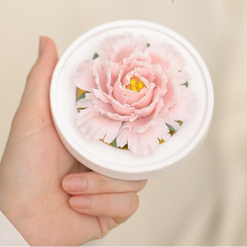 Handmade Peony Ceramic Diffuser - Women’s Aromatherapy Gift & Souvenir