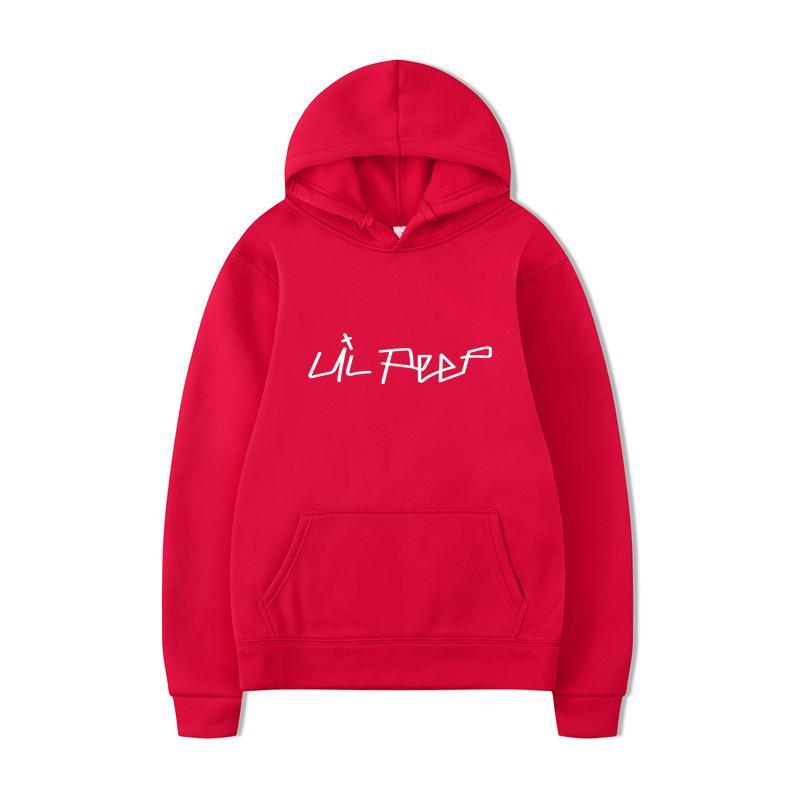Hot Search Street LilPeep Hooded Crew Neck Sweater Hooded Sweater