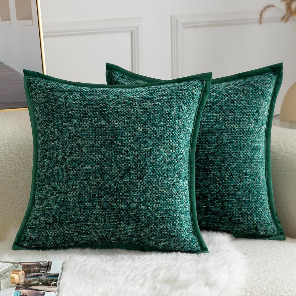 45X45/50X50/60x60CM Retro Simple Throw Pillow Cover Chenille Texture Waist Cushion Cover Decor Home Decorative Pillowcase