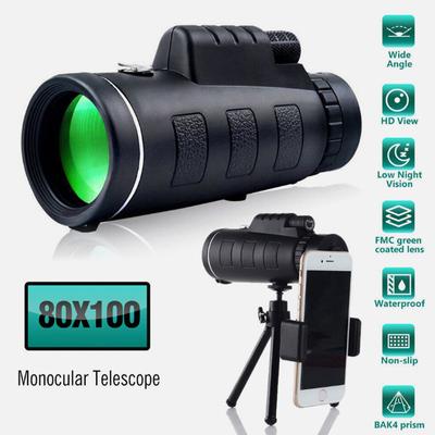 Kompass 80x100 Monokular High-Definition Low-Light-Nachtsicht Handy Foto Konzert Outdoor Grenzüberschreitend