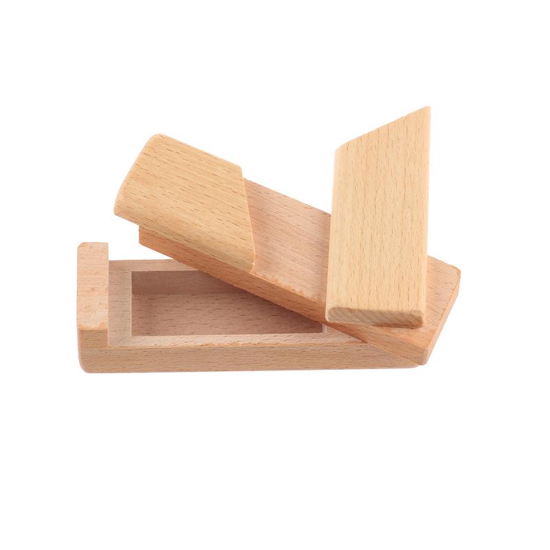 Beech Luban Kongming Lock Treasure Box - Small Size Puzzle for Lovers